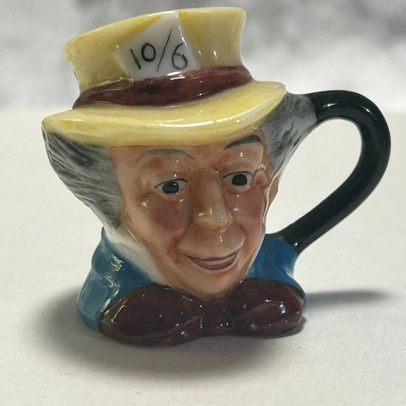 Mad Hatter Franklin Mint Miniature Toby Mug By Peter Jackson Signed 1983 - Picture 1 of 7
